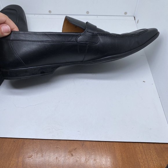 MAGNANNI Men\'s  Black Leather LINO Loafers Shoes 15061 Size 9 M Made in Spain main image 5